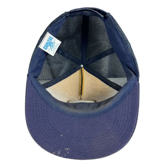 Vintage Capital Caps Blue Trucker Hat Snapback Cap Holsum Bakery Arizona - Picture 5 of 7